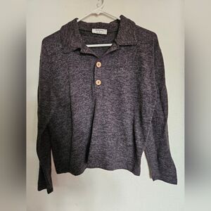 Zenana Gray Top